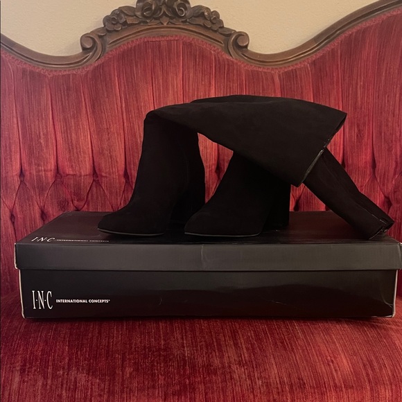 INC International Concepts Women's Knee High Black Boots - Picture 1 of 3